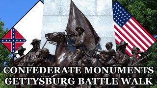 Confederate Monuments at Gettysburg  Gettysburg Battle Walk with Ranger Daniel Vermilya [upl. by Aneeg92]