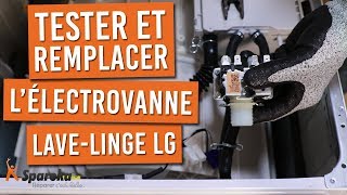 Comment tester et changer lélectrovanne de votre lavelinge LG [upl. by Ramses149]