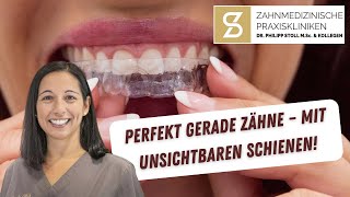 Gerade Zähne  mit unsichtbaren Schienen [upl. by Reggis]