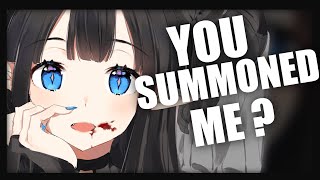 Accidentally Summoning A Demon  ASMR RP F4M [upl. by Perkoff]