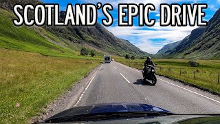 Is this the most scenic drive in the world The A82 in the Highlands Glencoe Scotland 🏴󠁧󠁢󠁳󠁣󠁴󠁿 [upl. by Thynne]