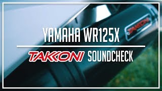 YAMAHA WR125X  TAKKONI  SOUNDCHECK  MOTOP [upl. by Aivital]