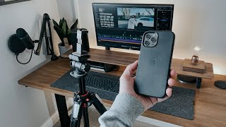 My YouTube Setup How I Make Videos with an iPhone  Starting a YouTube Channel [upl. by Ettesoj]