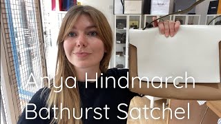 Anya Hindmarch Bathurst Satchel Bag Review [upl. by Eceerehs157]