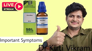 Live DRKirti Vikram  Vinca Minor Homeopathic Medicine Eczema Episode 1759 71222 [upl. by Brit]