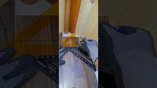 Fix laminated flooring in the corner tips and tutorials carpentry interiorwoodwork joinerydesign [upl. by Phox]