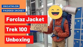 Decathlon Forclaz Mens Trekking Padded Jacket Trek 100 [upl. by Kired]