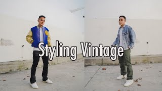 how to style vintage with streetwear [upl. by Rhiamon]