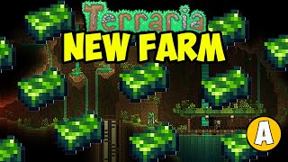 Terraria 1449 how to get CHLOROPHYTE ORE EASY  Terraria Farm Chlorophyte Ore [upl. by Aikyt]