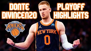 Donte DiVincenzo 2024 Playoff Highlights [upl. by Atrebor]