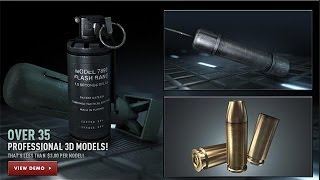 Projectile Weapons Pack  Elements 3D [upl. by Lantha510]