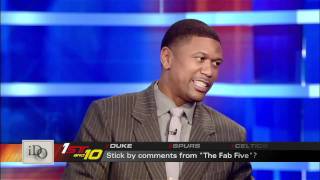 Grant Hill takes issues with Fab Five comments Jalen Rose Responds [upl. by Drofniw]