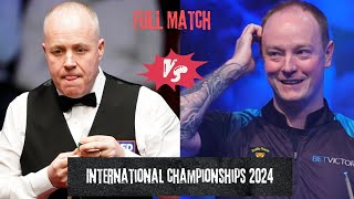 John Higgins VS Chris Wakelin  International Championships 2024 Part 1 [upl. by Dnomder]