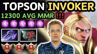 🔥 737b TOPSON INVOKER Midlane Highlights Gameplay 🔥 Invoker GOD Grandmaster Tier TOPSON  Dota 2 [upl. by Delahk476]