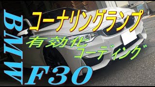 BMW F30コーナリングランプ有効化コーディング！ [upl. by Hawker284]