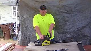 RYOBI RY3714 Chain Saw review [upl. by Valdemar]