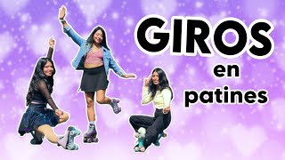 Tutorial aprende a girar en patines [upl. by Enelyaj]