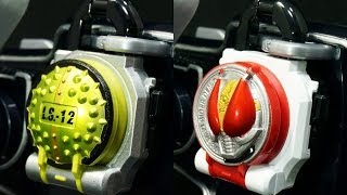 仮面ライダー鎧武 ガイム 自作ドリアンプレート使用 SGロックシード2 ドリアン 電王 食玩版 全5種 Kamen Rider Gaimu Sound Lock Seed 02 [upl. by Norra]