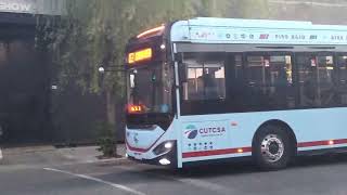 Exterior Primeras Semanas  Cutcsa 1144  Higer KLQ6126GEV [upl. by Kcyrred183]