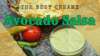 Creamy Avocado Salsa WILD Flavor [upl. by Enelyar]