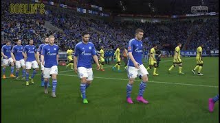 FC SCHALKE 04 X INTER DE MILÃO  EURO LEAGUE  VELTINS ARENA  FIFA 16  MODO CARRERA [upl. by Maillw]