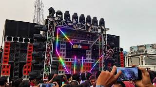 Dj Santosh Rock Diamond Muhammdabad Gohna Laxmi Puja Visarjan 2024 Sound check bass 👑👑 [upl. by Laon]