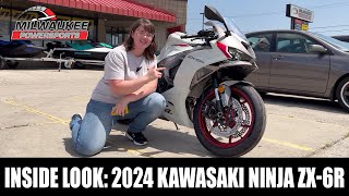 INSIDE LOOK 2024 KAWASAKI NINJA ZX6R [upl. by Eniwtna]