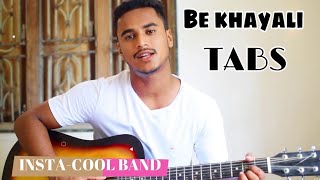 Be khayali mein bhi tera guitar tabs  Kabir Singh  guitar lesson [upl. by Assenal766]