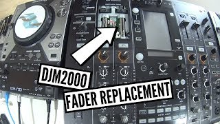 DJM2000 Channel Fader Replacement  Step by Step Guide [upl. by Ettezus]