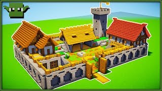 Minecraft Fortified Farm Tutorial EASY 5X5 BUILDING SYSTEM [upl. by Brittain]