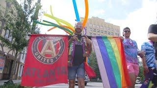 ATL UTD at the Atlanta Pride parade [upl. by Adihaj]