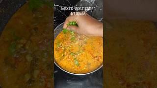 Veg KurmaHotel styleVegetable Kurma shortsshortvideotrendingreelsviralvideo [upl. by Htezzil]