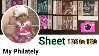 My Personal Philately Collection Sheet 126  130 with 10 sides [upl. by Bunnie]