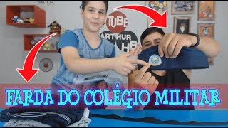 CHEGOU MINHA FARDA OFICIAL DO COLÉGIO MILITAR [upl. by Ahsya743]