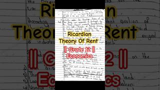 Ricardian Theory Of Rent  Classical Theory Of Rent  David Ricardo  Ricadian Theory  Rent Theory [upl. by Bohon]