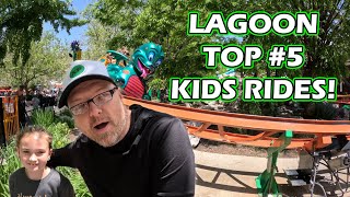 Lagoon Top 5 Kids Rides  Lagoon Amusement Park [upl. by Fiore]