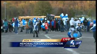 Balloon release lifts spirits for family friends of girl killed in house explosion [upl. by Eenwat685]