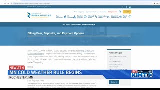 Rochester Public Utilities discusses Minnesotas cold weather rule starting Tuesday [upl. by Aninaj]