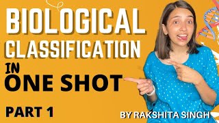 Biological Classification One Shot  Class 11  NCERT  Rakshita Singh  Part 1 [upl. by Aibos456]