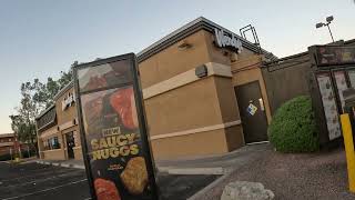 Wendys Drive Thru Breakfast Its Open at 630AM 1005 N Campbell Ave Tucson Arizona NGH10025 [upl. by Felicio317]