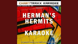 My Sentimental Friend Karaoke Version In the Style of Hermans Hermits [upl. by Powel]