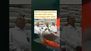 Menko pangan pastikan tdk ada impor pangan 2024 shorts shortvideo [upl. by Yelich]