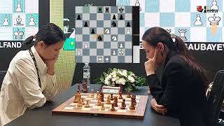 IM Bibisara vs GM Kateryna  Battle of the World Blitz Women Champions  Satty Zhuldyz Rapid 2023 [upl. by Doowron]