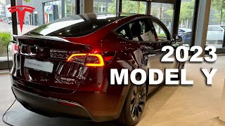 2023 Tesla Model Y Review With New Features [upl. by Alleber]