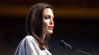 Angelina Jolie speech blockout2024 peace [upl. by Notliw]