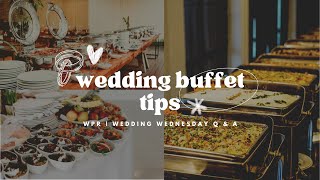 Wedding Buffet Tips  Ideas  Layout  Decoration  Setup [upl. by Clarkson912]