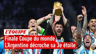 Coupe du monde 2022  L’Argentine sacrée face à la France après une finale exceptionnelle [upl. by Zachariah]