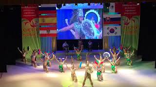 Danza Azteca Compañía de danza folklorica de la UACJ Rusia 2017 [upl. by Munford]