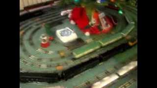 Dec 2008  O Gauge Trains Around The Christmas Tree [upl. by Anertak]