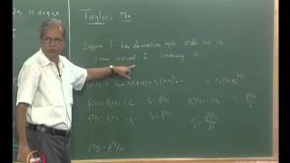 Mod07 Lec36 Taylors Theorem [upl. by Gnehs715]